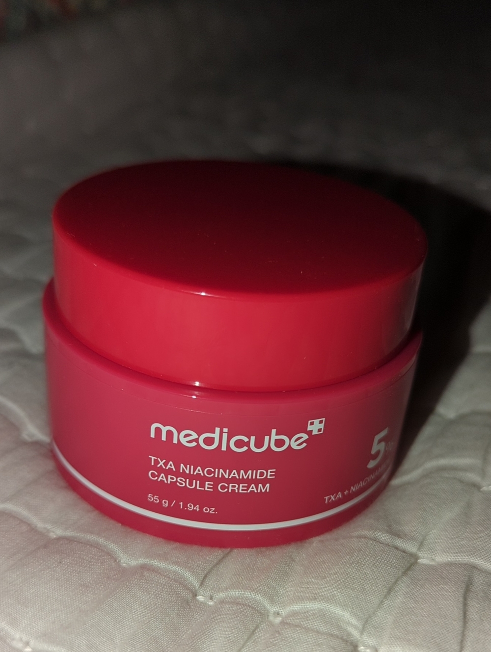 TXA Niacinamide Capsule Cream - Pink. Medicube 5%TXA+Niacinamide. 1.94.fl.oz.